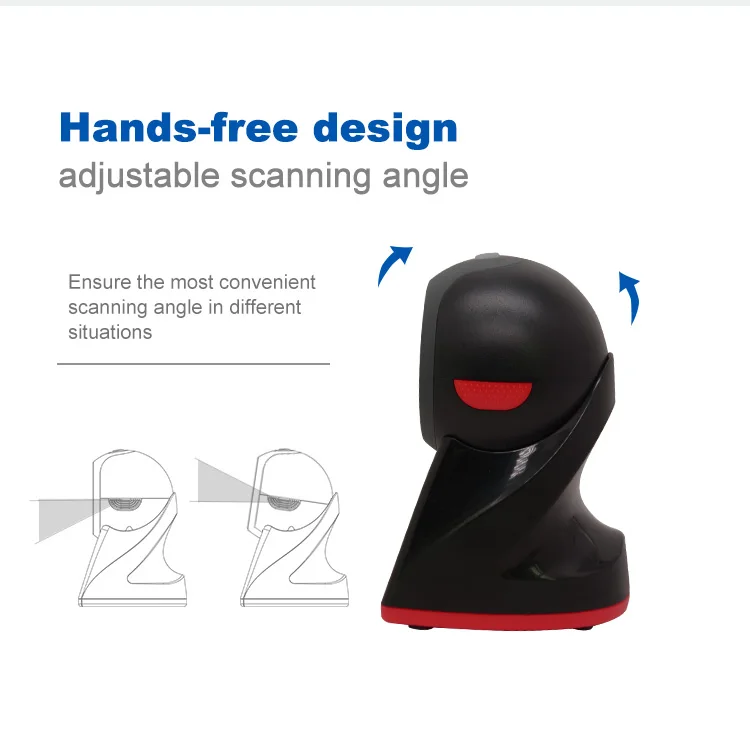 XB-8602H Syble High Cost Effective 2D Handsfree Table Top Barcode Reader 2D Handsfree Barcode Scanner Desktop