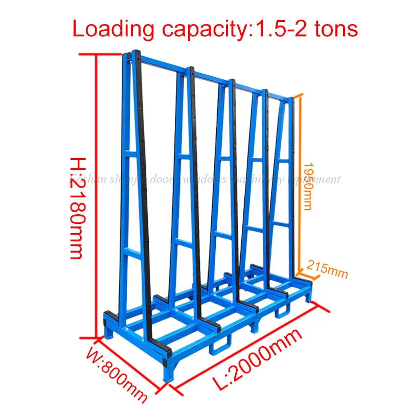 Hot Sale L78*W31 Inch A-frame Glass Sheet Transport Storage Rack with  Forklift Hole Glass Rack Warehouse Storage Rack - Main Image