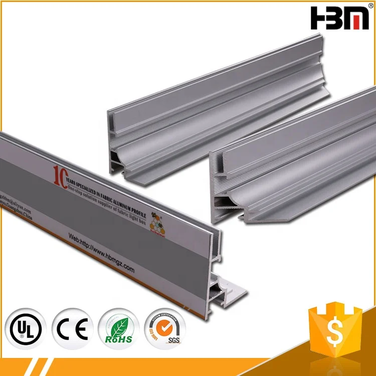 50mm Thick Flex Banner Cloth Graphic Frameless Fabric Light Box With Rubber Seal