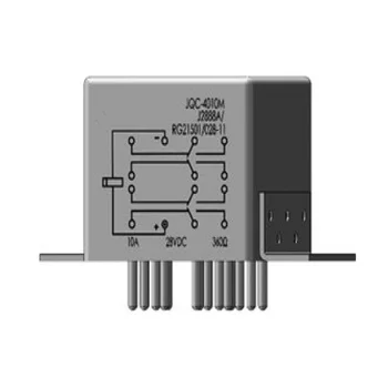 Customized  welding sealed FRJZC-4010M 4Z miniature relay 10A 28Vdc elecctromagnetic relay used to switch circuits