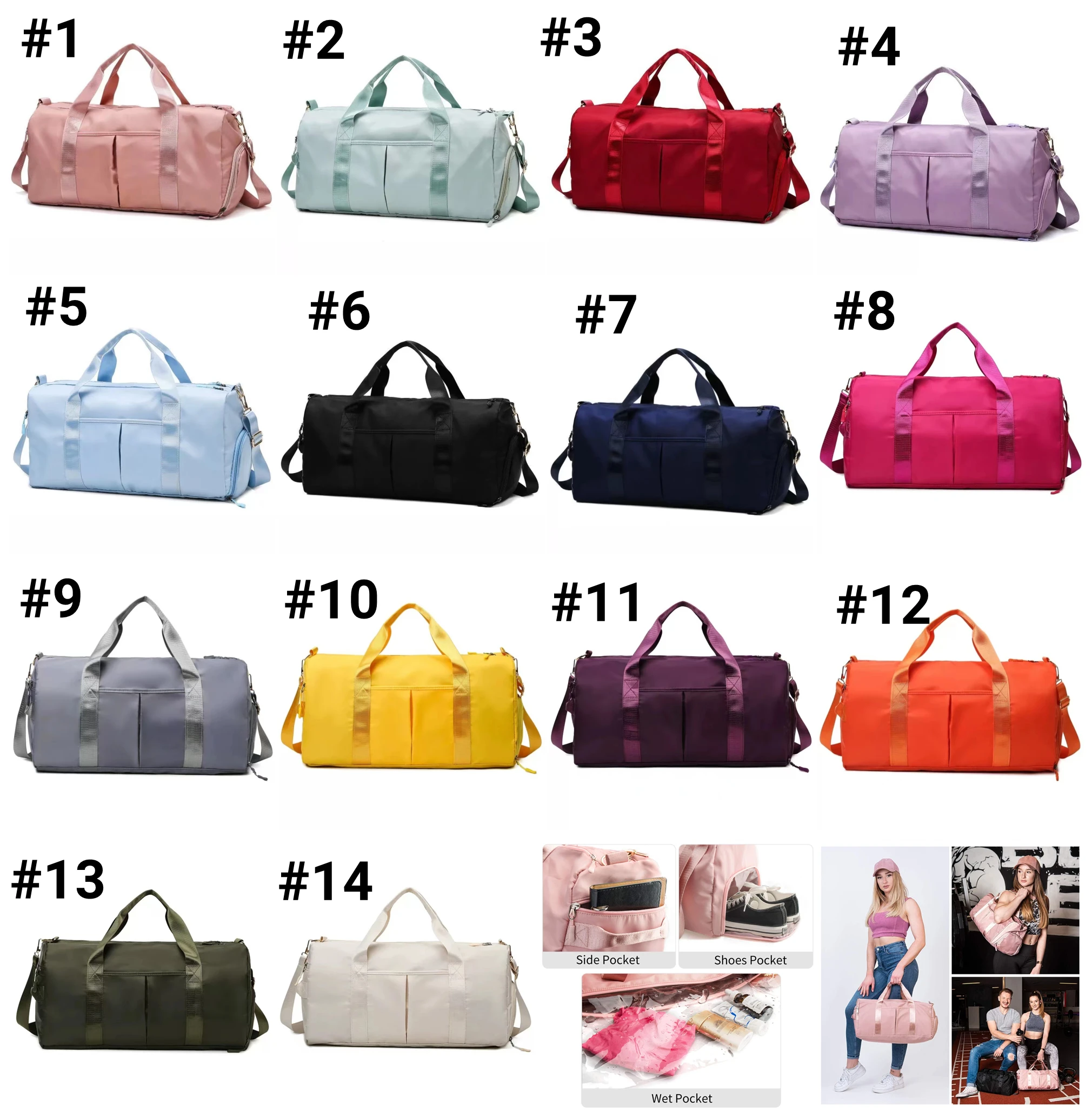 Factory Wholesale Hot Sale Gym Bag For Women Gym Exercise Waterproof