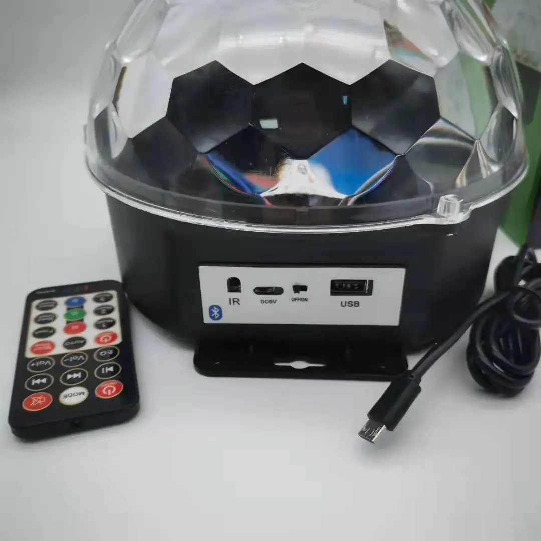 Remote Control Crystal Ball Led Magic Ball Light for Halloween Christmas  Event