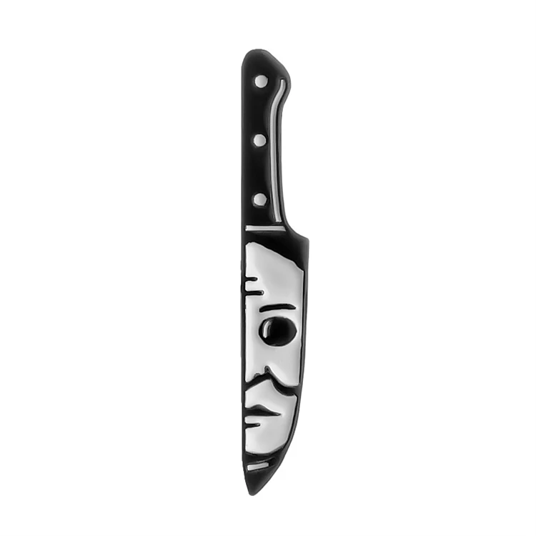 2023 New Trend Gothic Skeleton Dagger Theme Enamelled Zinc Alloy Custom ...