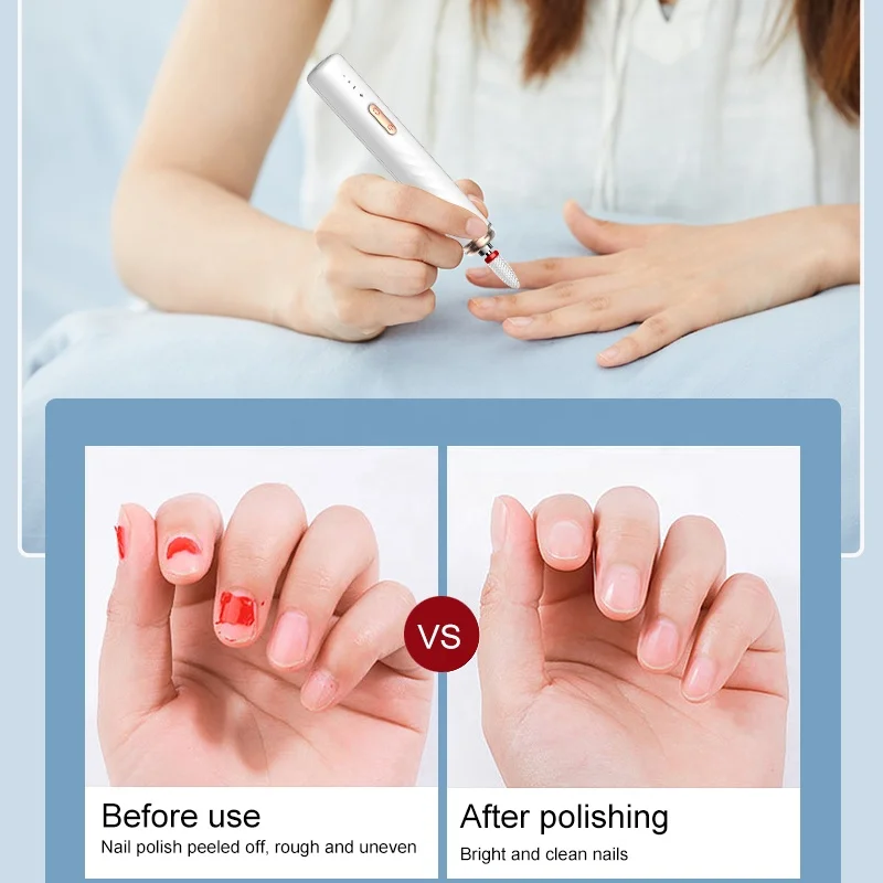 Stylo Dissolvant De Vernis à Ongles électrique - Polisseur à Ongles USB - Marque ISSCX - Neuf