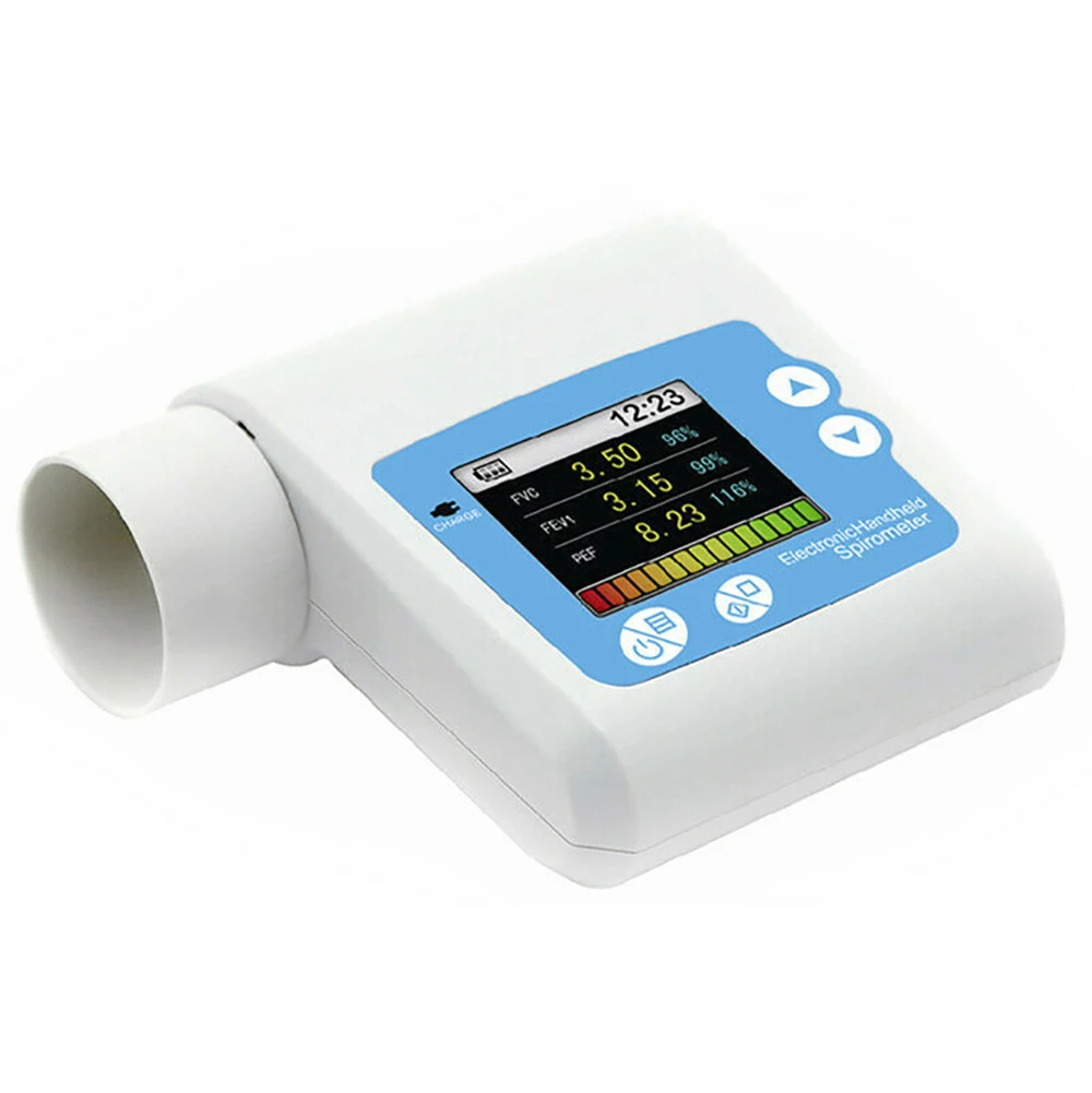 BT дыхание легких Спирометрия Диагностика объема легких функция CONTEC SP10W программное обеспечение цифровой спирометр легких