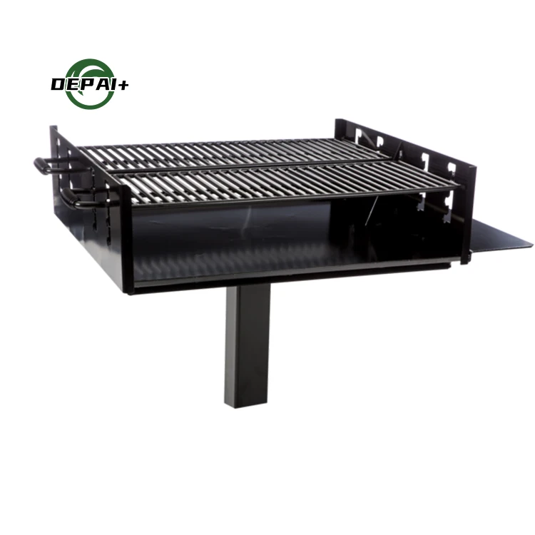 Outdoor Park Portable Ada Rotating Pedestal Charcoal Bbq Grills For