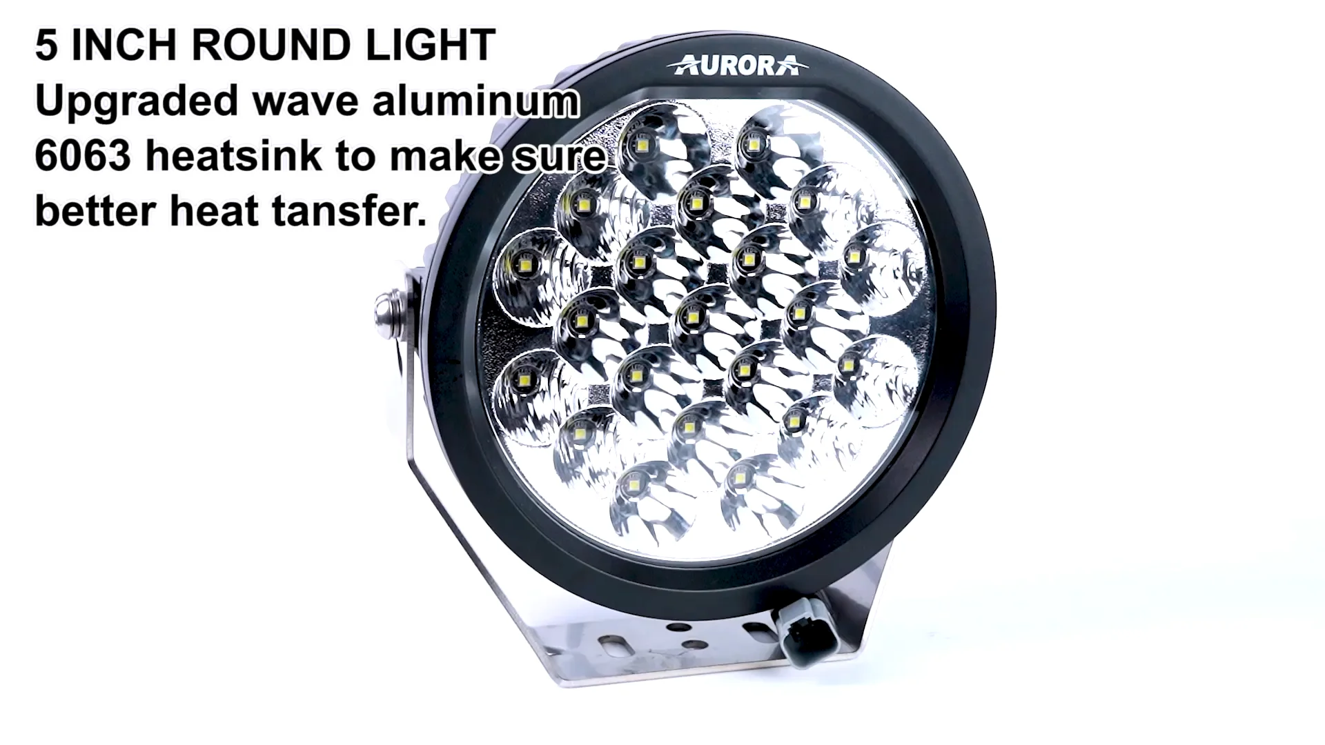 Off Road 4w 4x4 Atv Suv Spot Round Light Headlight Truck Work Lamp Led