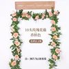 10 champagne-colored rose vines (2.2m)