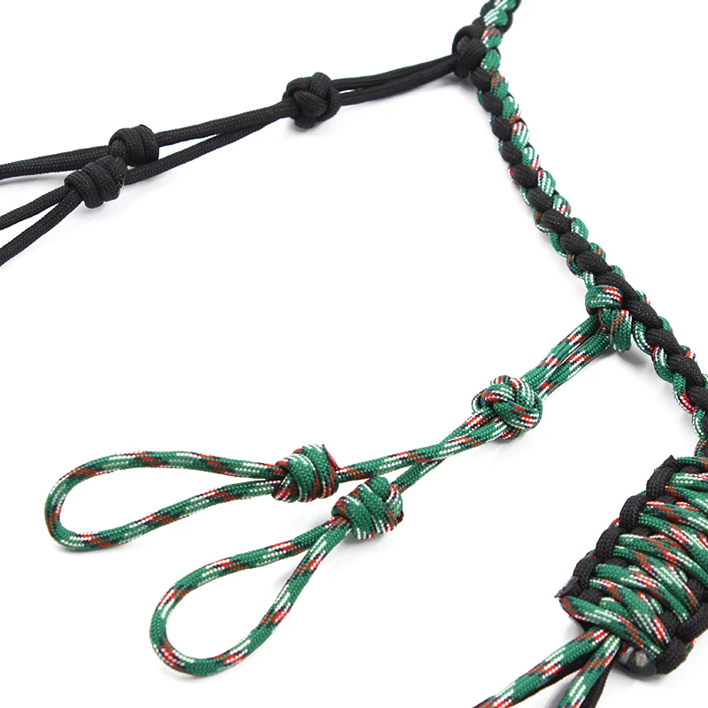 12 Adjustable Loops Duck Call Braided Paracord Sling Decoys Lanyard For