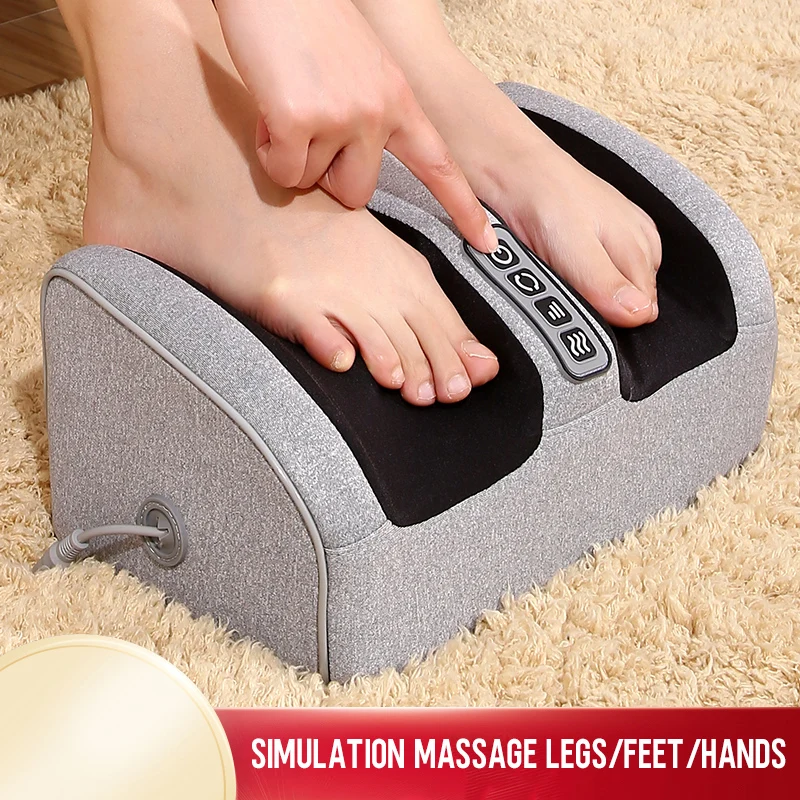 Electronic Shiatsu Foot Leg Warming Massagers Machine With Heat And