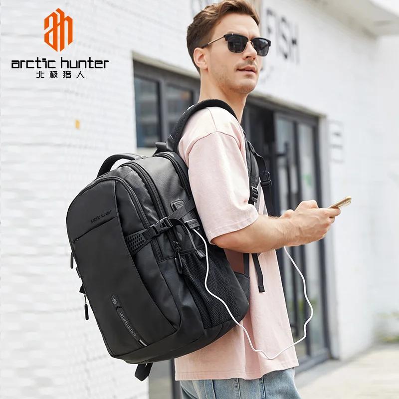 Arctic Hunter Waterproof Polyester Travel Mochila Outdoor Laptop Trekking Camping Unisex Custom Gym Sport Backpack USB