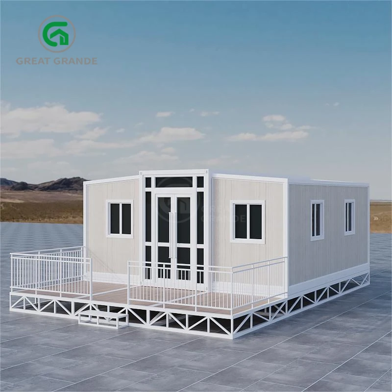 Wholesale 20Ft 40Ft Tiny Home With Corridors Foldable Container Home Prefabricated Buildings Houses For Sale