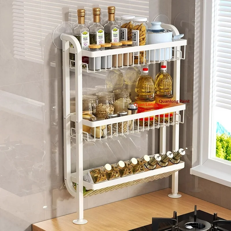 Kitchen Wall-Mounted Drain Rack High Quality Large Capacity Storage Rack Home Multifunctional Organizer Stand Shelf for Home