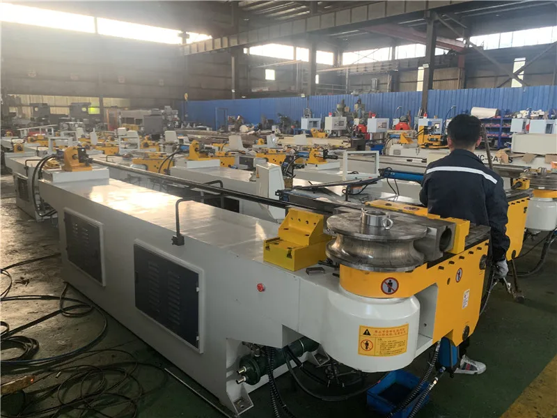 High Speed  50NC Pipe and Tube Bending Machines Heavy-duty Hydraulic Force to Push the Clamping Die Bend the Pipe or Tube