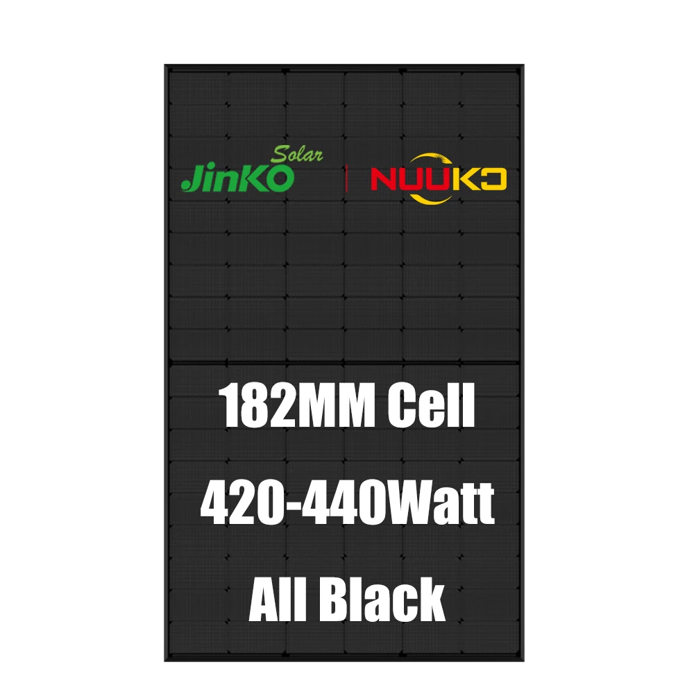 All Black Jinko Solar Panels 182mm N-Type Monocrystalline Modules