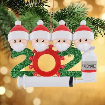 2022 Christmas Tree Ornament Personalized Happy Family Made of Resin Material Decoration Gifts