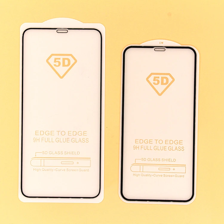 Гуанчжоу завод 9H анти-шок полный клей для мобильного телефона Закаленное стекло протектор