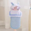 Gilet lapin bleu