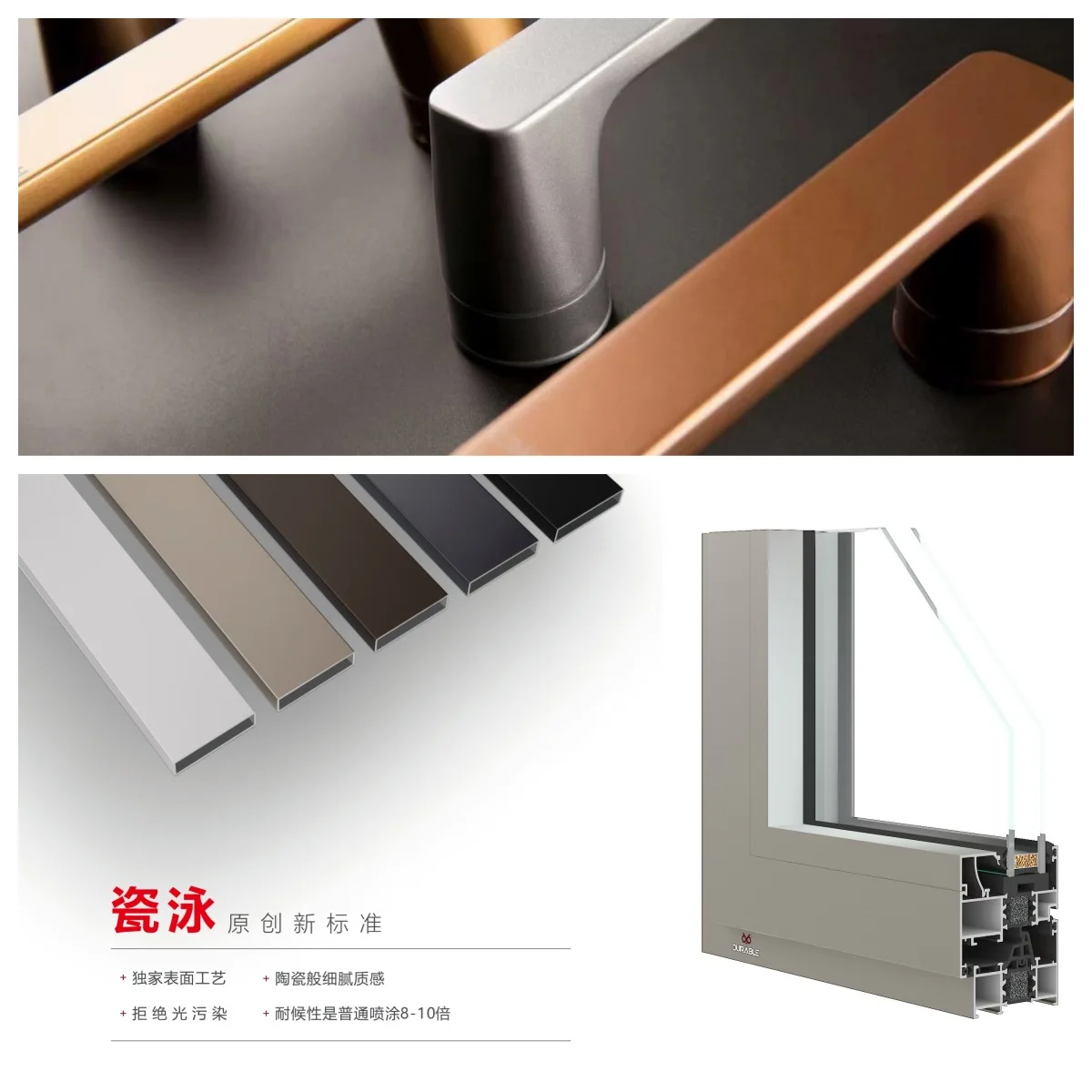 Casement Windows Aluminum Tempered Glass Horizontal Opening Tilt