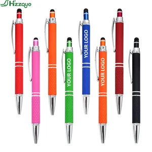 Promotional Wholesale Pens with Custom logo Personalized OEM  Stylus Pens logo Printed Metal Ballpoint Pen