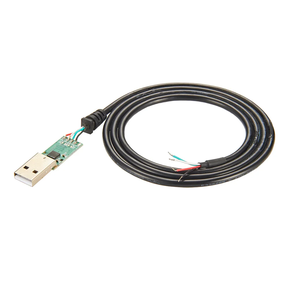 USB to TTL cable w/ Embedded Electronics, LEDs, 5V/450mA, Wire Ended