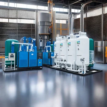 Four Towers PSA Oxygen/Nitrogen Generator 220V with Motor PLC Bearing Engine-Pair Assembly