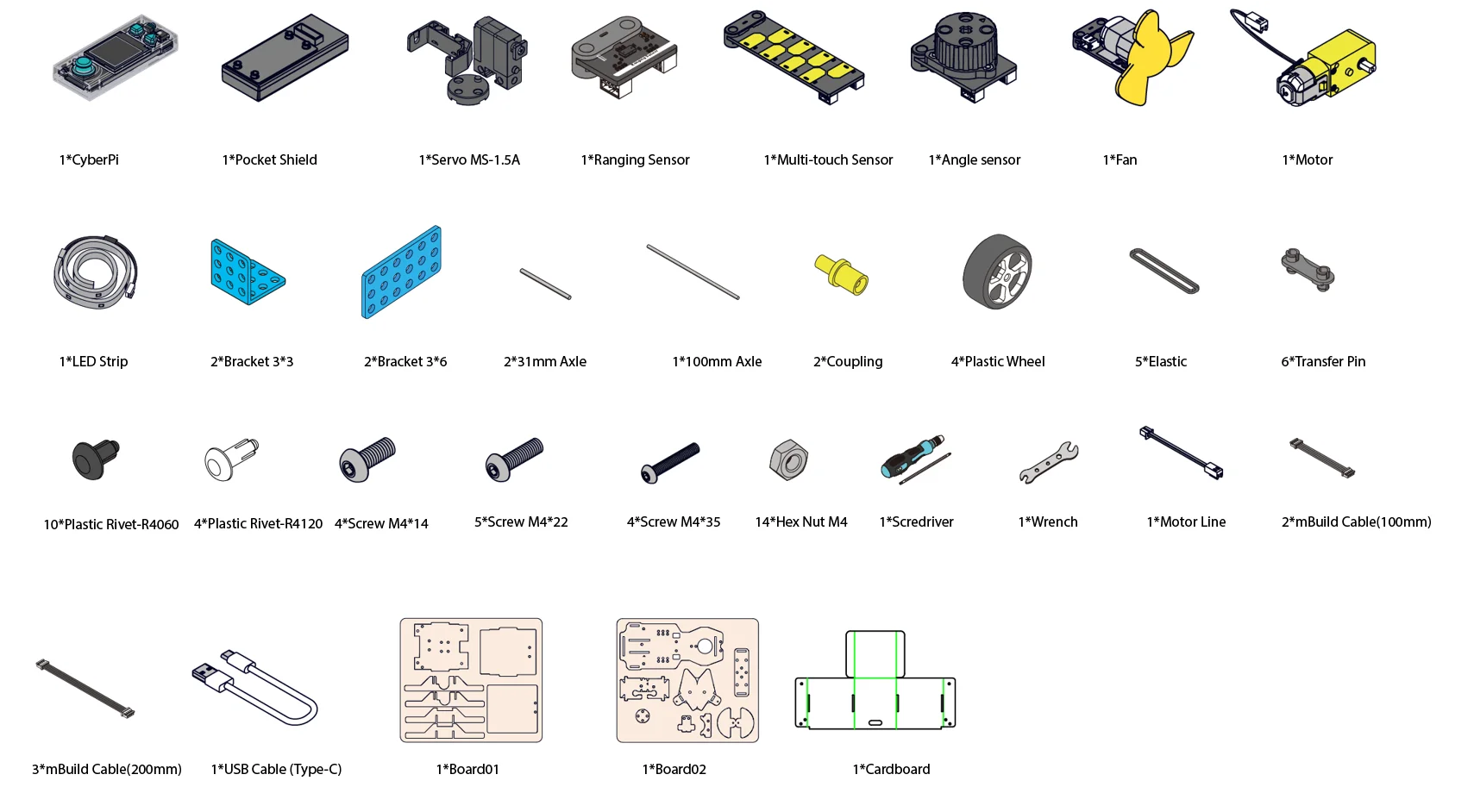 Makeblock Cyberpi Ai Educational Competition Kit Programmable Robot Kit ...