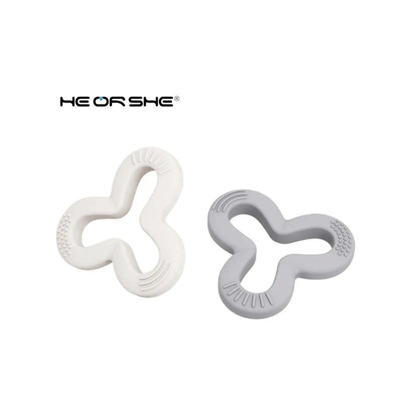 Набор мягких силиконовых детских прорезывателей для зубов Heorshe, жевательная игрушка для малышей