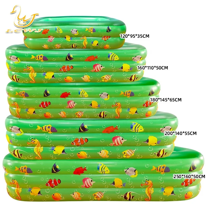LC Green Sea World Надувные Семейные бассейны комнатные для продажи большой надувной