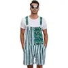 M-green White Stripes