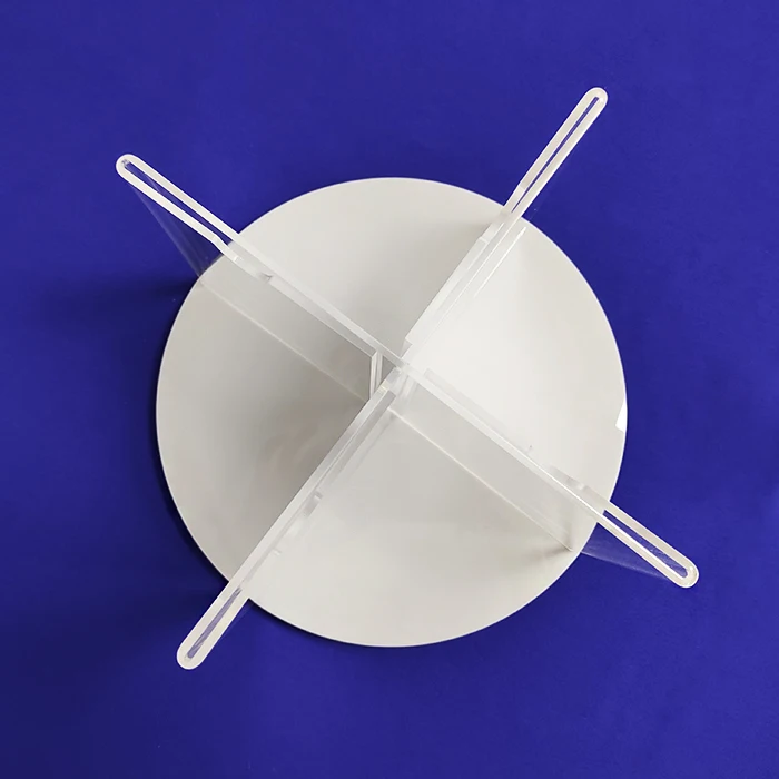 Custom Rotating Quadruple Elegant Clear Acrylic Poster Menu Display Stand for Restaurant Shops