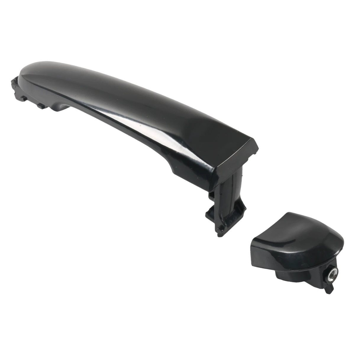 Exterior Door Handle Black Front Right Driver Side for Nissan