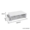 White plastic pen holder