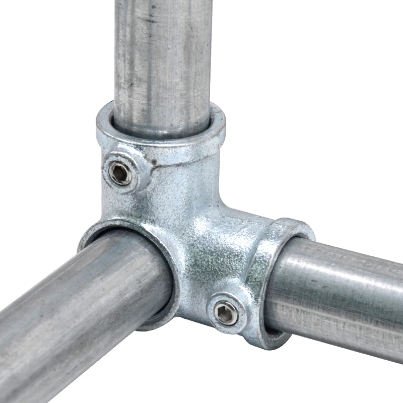 Factory EIT Brand Customized 104 Long Tee Cast Iron Key Clamp Fittings for Pipe Joints
