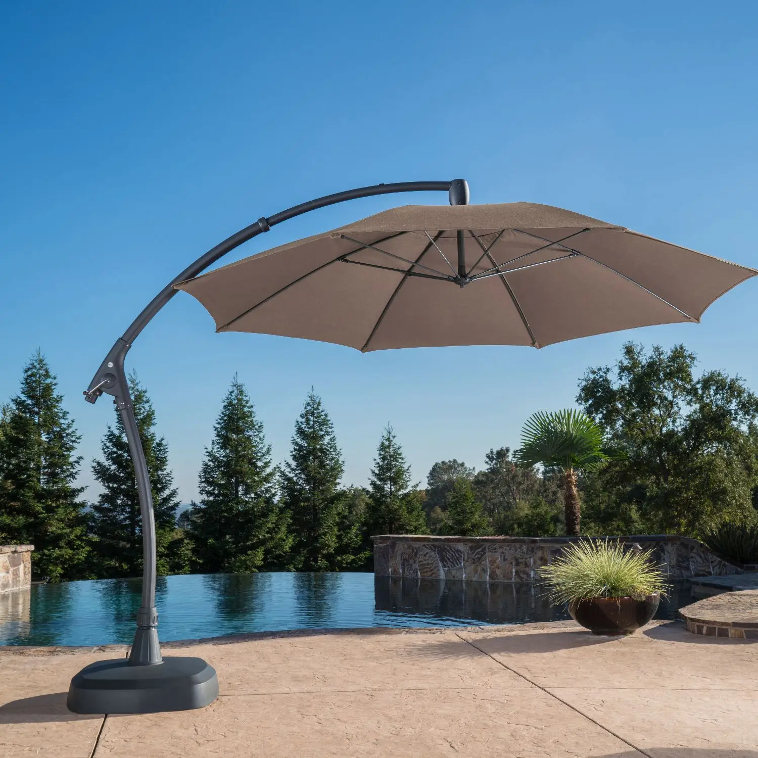 pro shade umbrella with led lights