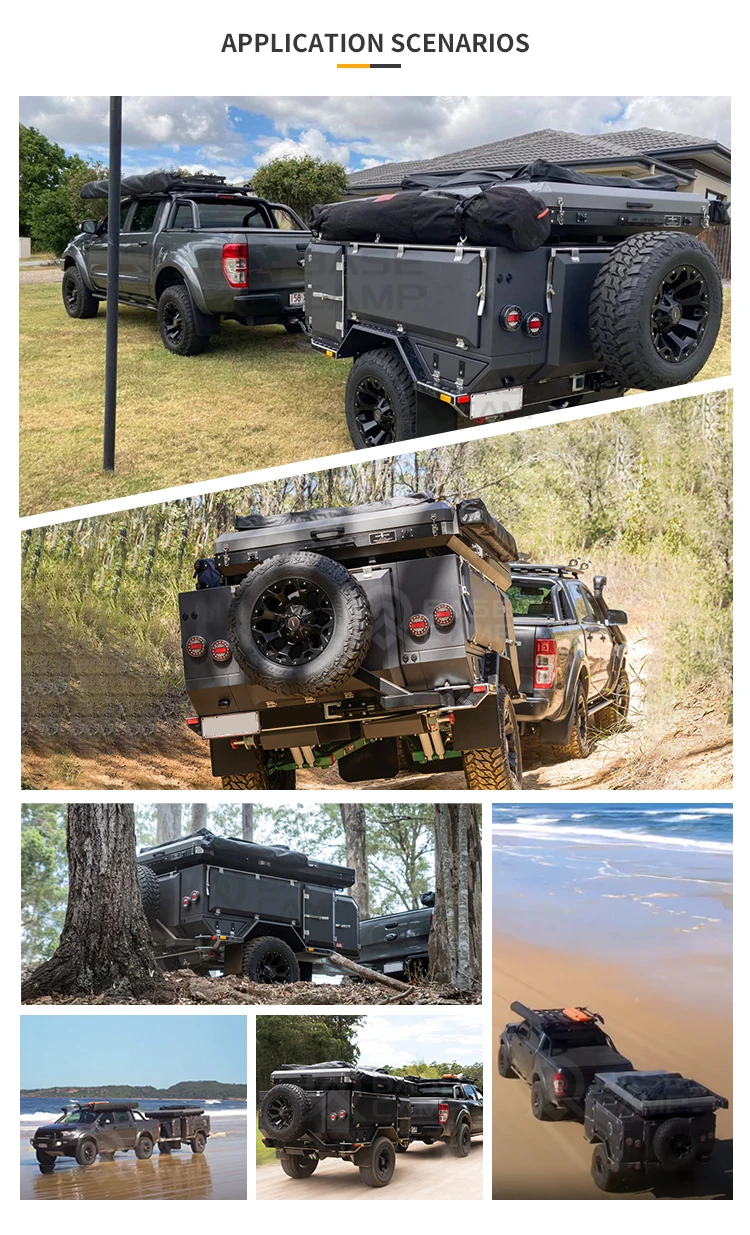 Customizable Independent Suspension Overland Fiberglass Camper Trailer