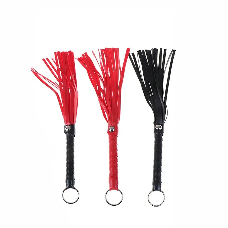 Free Custom Box - Mini Pu Leather Spanking Whip Fetish Tassel Paddle Women and Men Gay Toy Couple Bondage Erotic Accessories