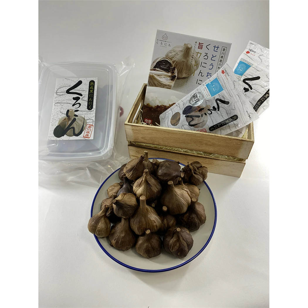 Health-care food Japanese natural black garlic with sulfur compounds