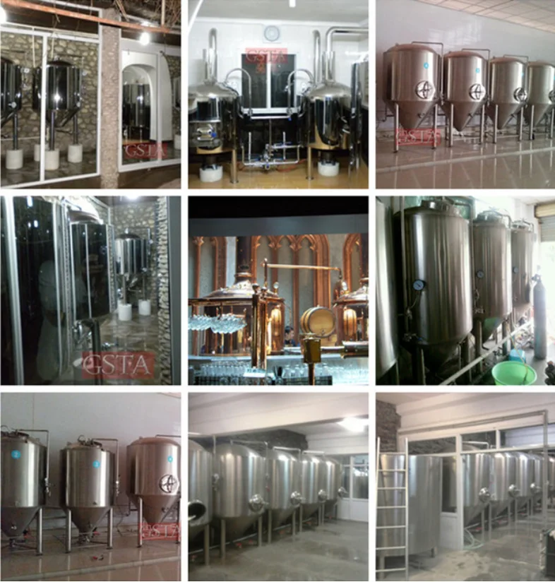 バー、ナイトクラブ、ホテル、レストラン向けのビール醸造設備、ビール