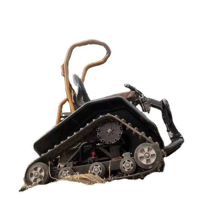 off Road Rubber Tracked Wheelchair with Remote Control Motor Power Atv Utv Rubber Crawler Triangle System