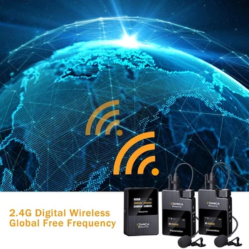 COMICA BoomX D D2 Wireless Mobile Microphone Condenser Recording Mic for Interview/YouTube /Live Stream/Conference/Podcast detail image