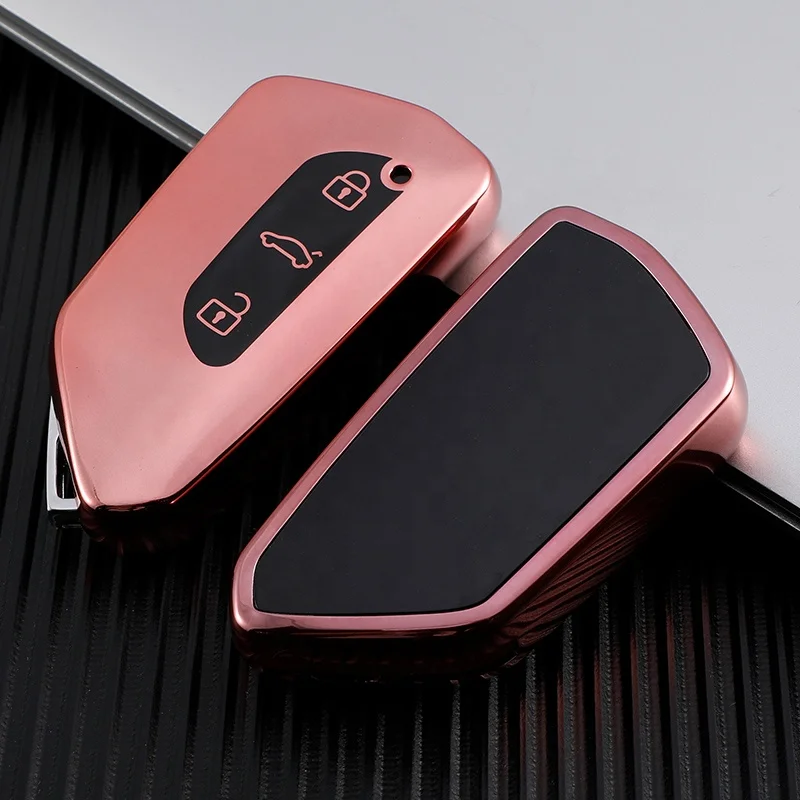 TPU Car Key Cover for Volkswagen Golf 8 Mk8  Car Key FOB Protection Cover Holder