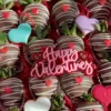 Red Pink Happy Valentins