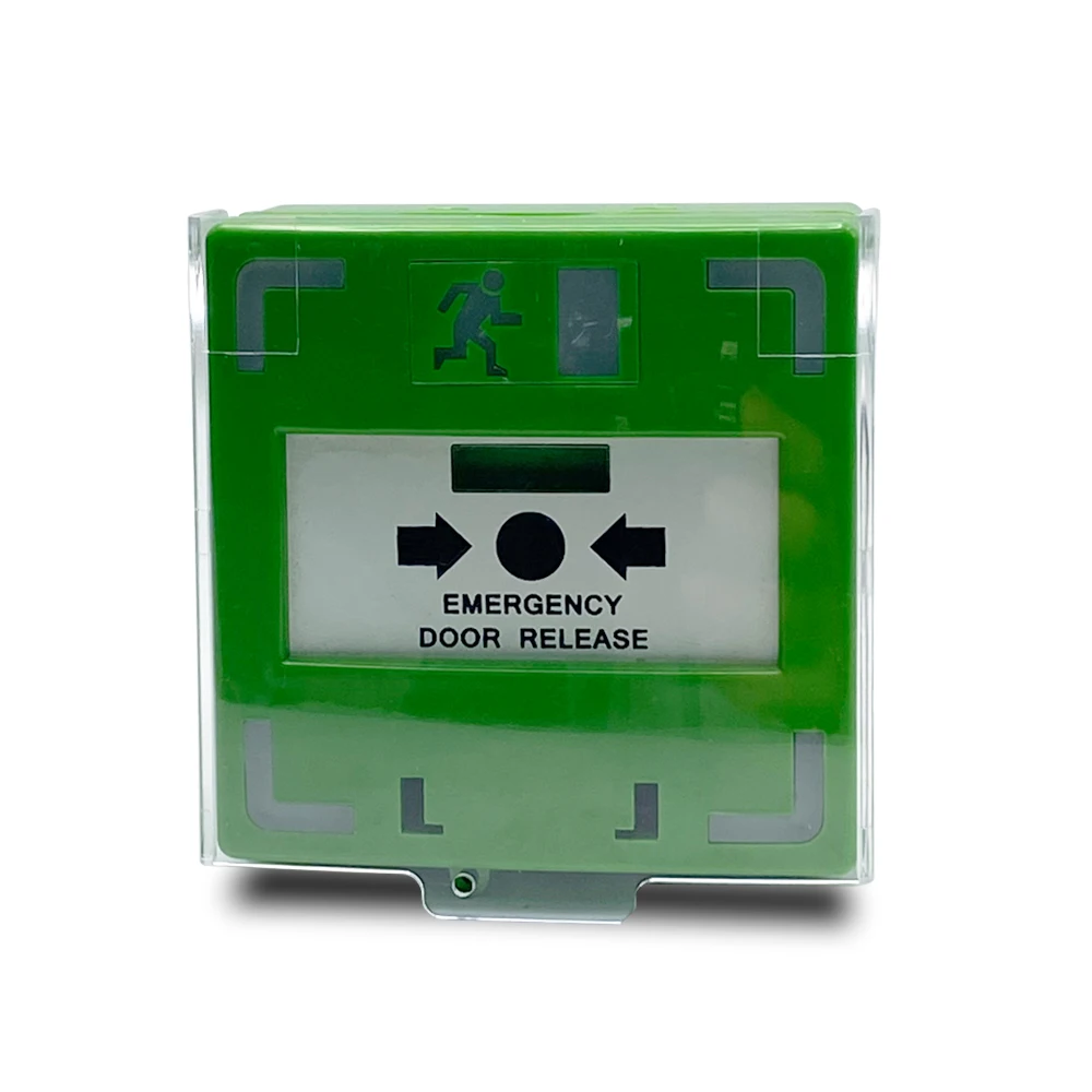 Resettable Green Manual Call Point Resettable Exit Switch Emergency Door Release