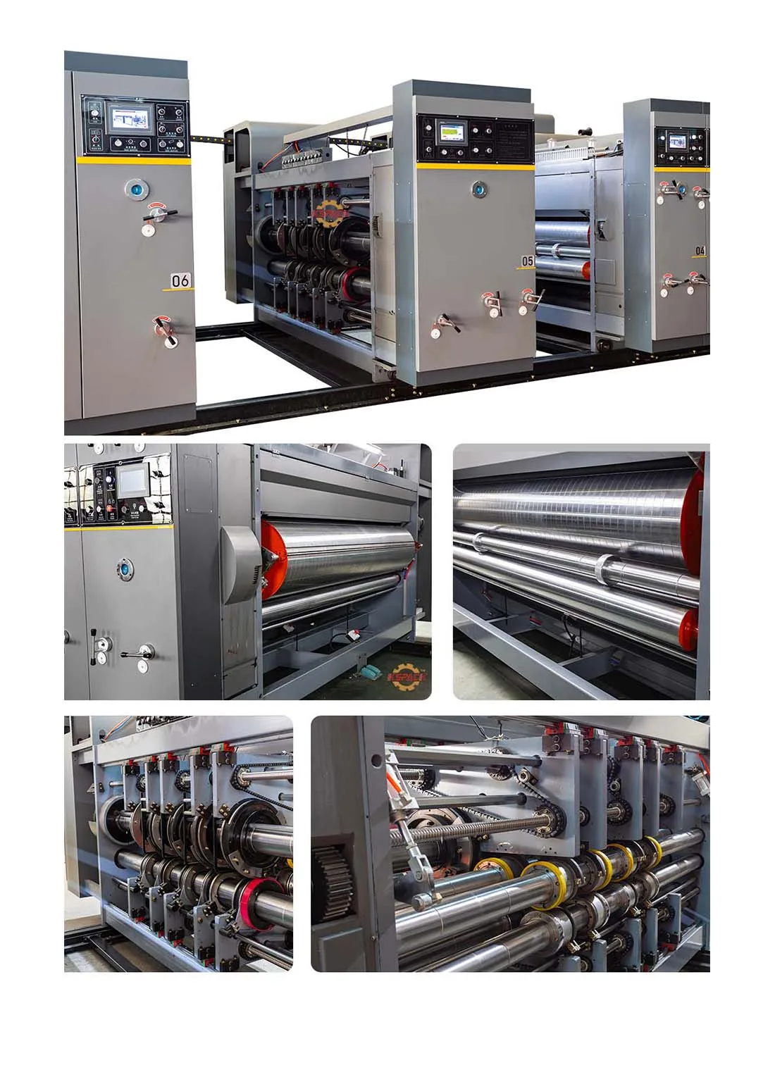 4 Colour Corrugated Carton Pizza Box Flexo Making Printing Slotting Die ...