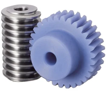 CNC stainless steel small large transmission worm gears and screw shaft