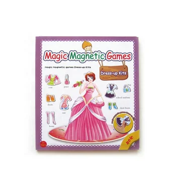 Jogo de boneca magnética-Jogo de vestir magnético, Ímãs Flexíveis, Fabricante de folhas e tiras magnéticas