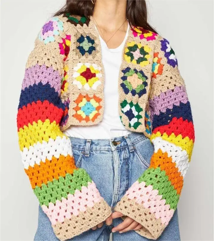 Maglioni caldi invernali Pullover di Natale Top 2024 Donna Autunno Tinta unita Girocollo Striscia Fondo Sciolto Casual Manica a Sette Quarti Top 2025 Maglioni caldi invernali Pullover di Natale Top 2024 Donna Autunno Tinta unita Girocollo Striscia Fondo Sciolto Casual Manica a Sette Quarti Top 2025