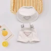 22. White bucket hat + overalls (without doll)