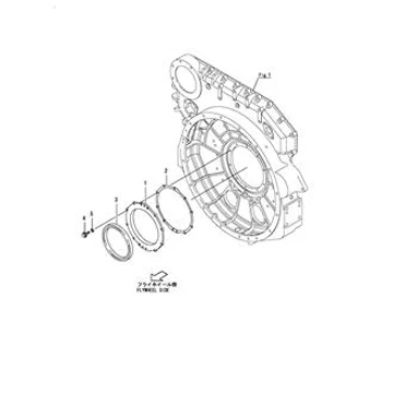 Good Quality for Yanmar 6AYM Engine Gasket Seal for CASE 148620-01831